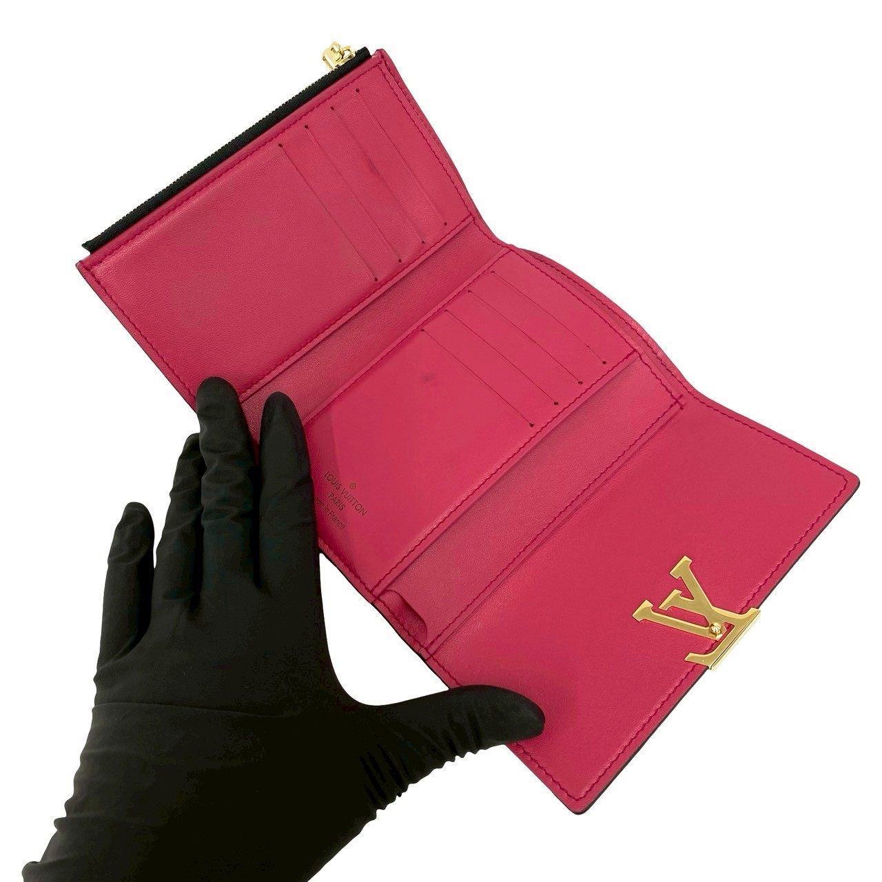 ルイヴィトン ポルトフォイユカプシーヌ レザー財布