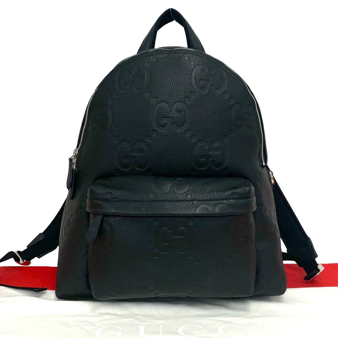 グッチ ジャンボGG レザー リュックサック