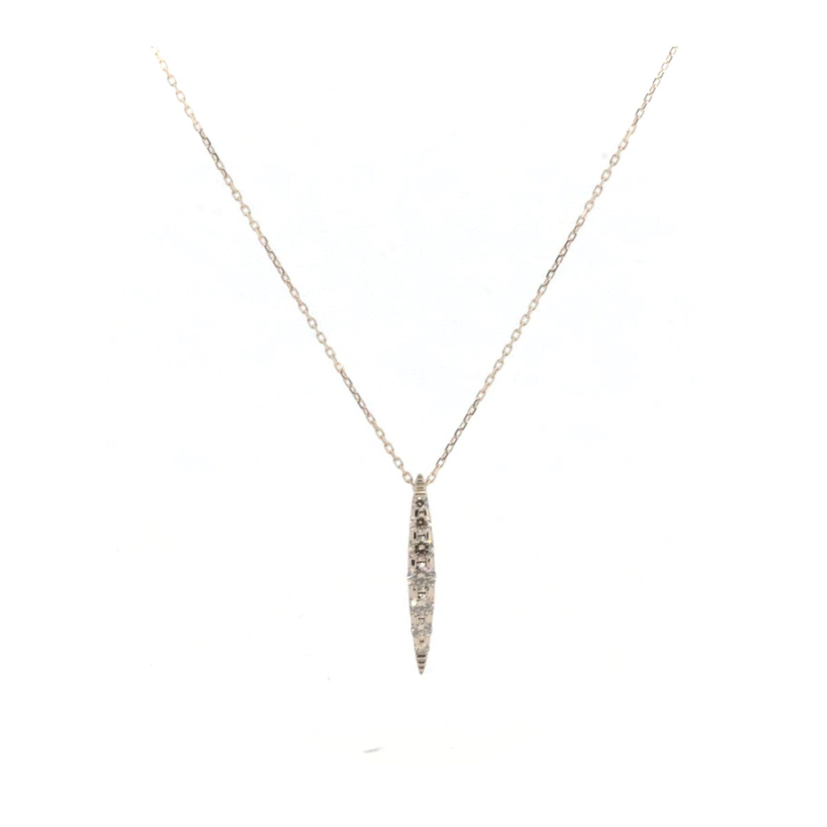 カシケイ ネイキッド K18BG ダイヤモンド ネックレス