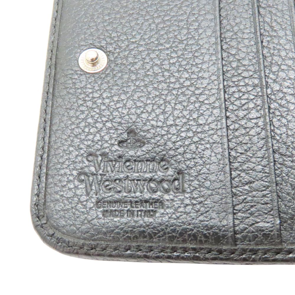 ヴィヴィアン ウエストウッド 51080020-L001J-N401 グレイン レザー 二つ折り財布