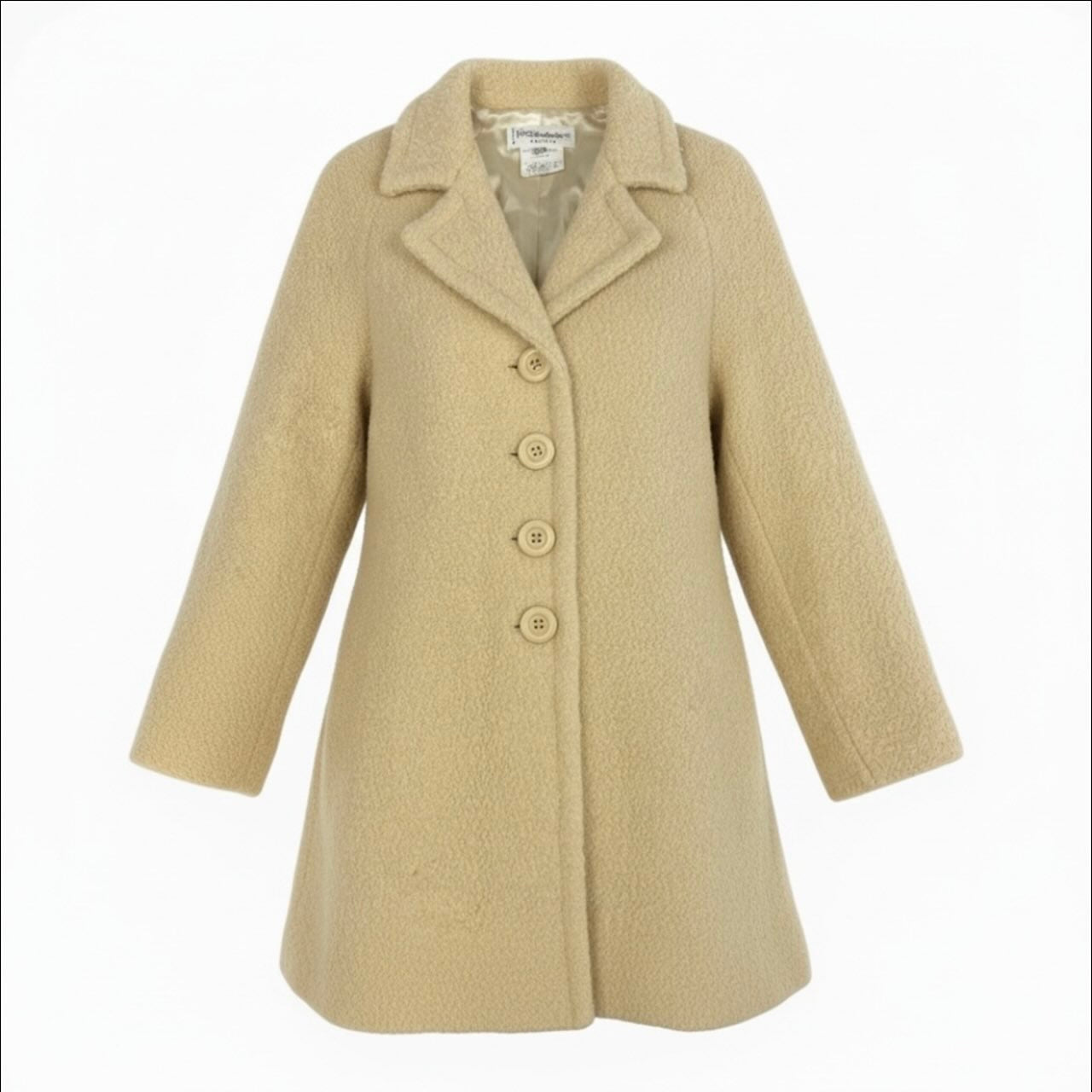 イヴサンローラン ウールコットンコート