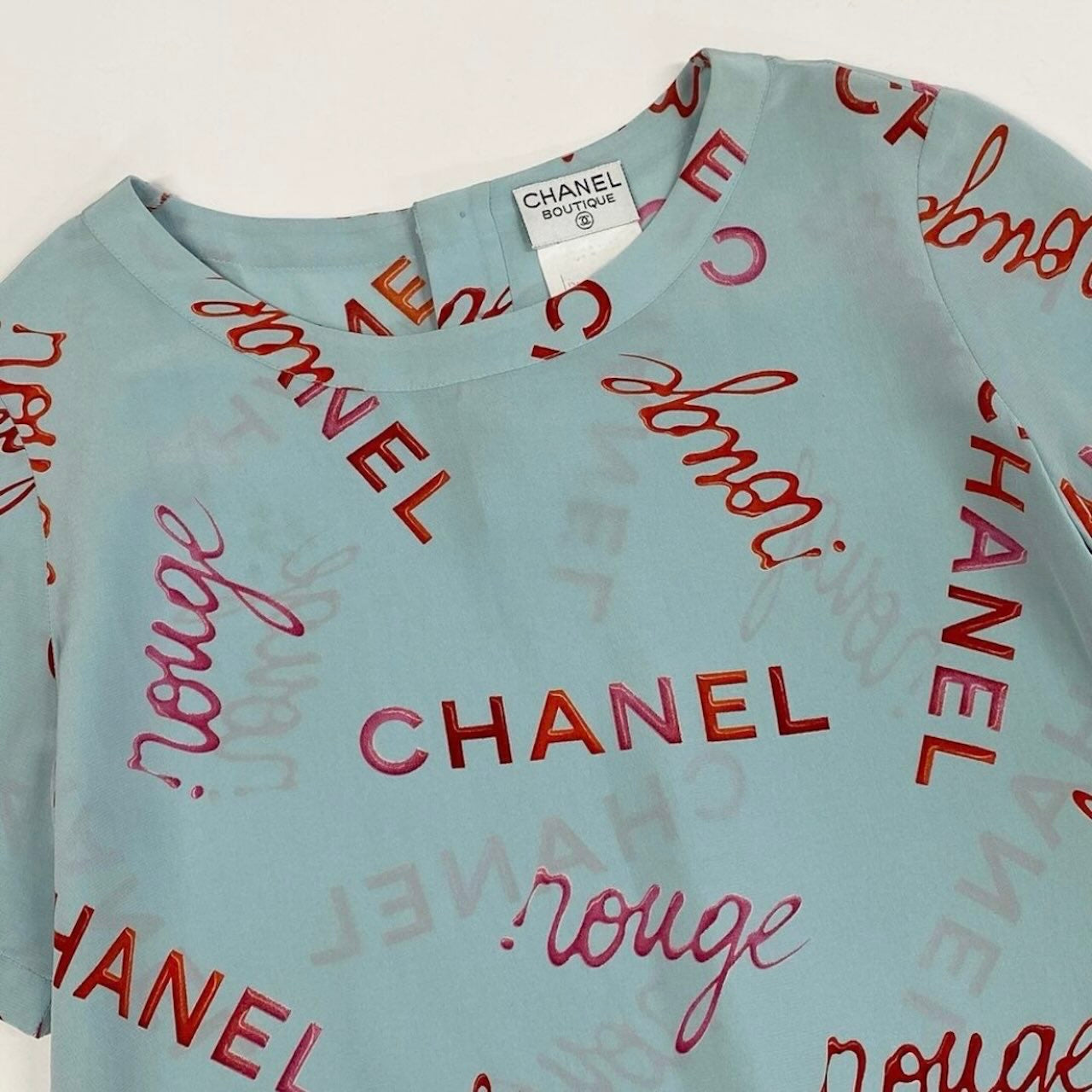 シャネル シルク半袖Tシャツ