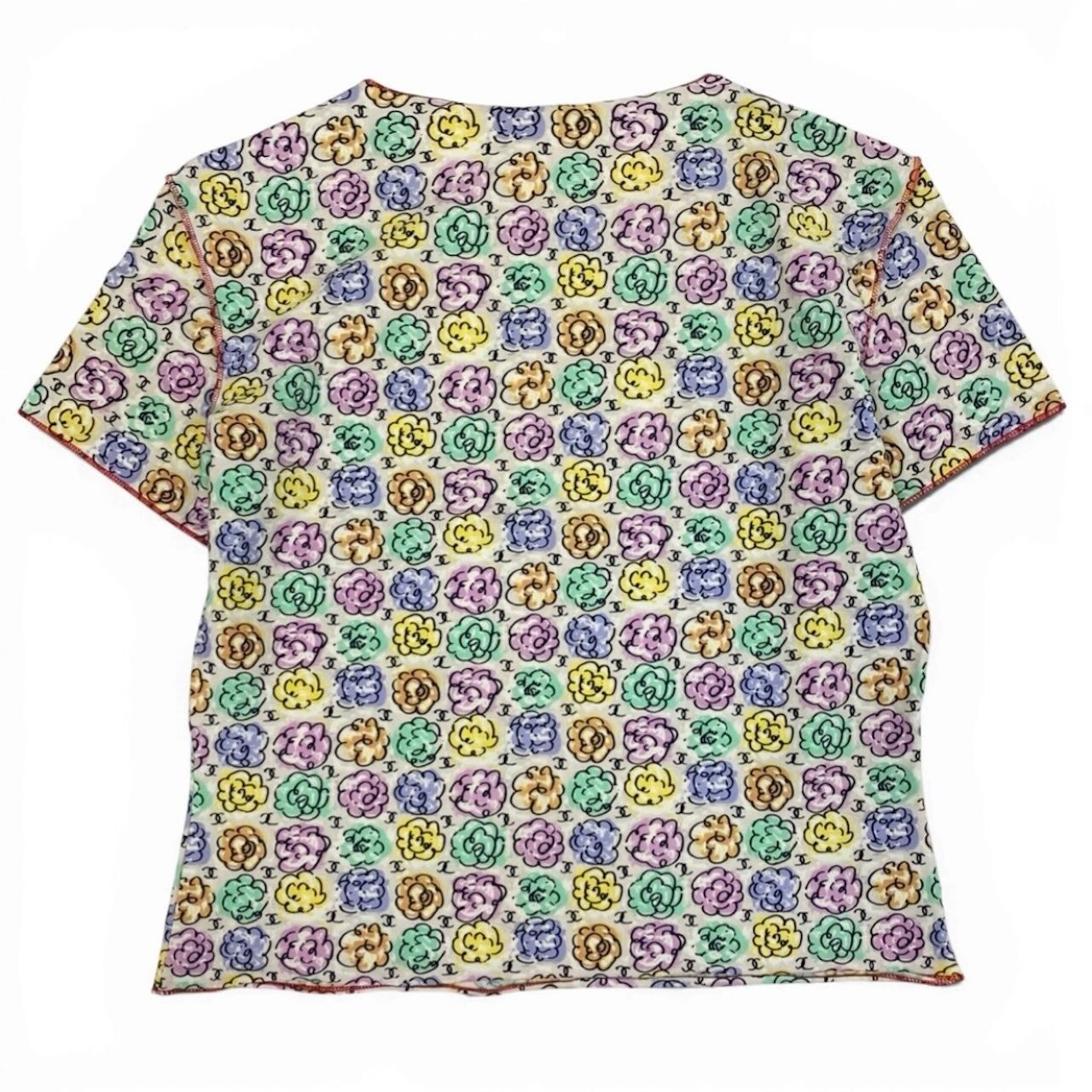 シャネル ポリアミド ポリウレタン 半袖Tシャツ