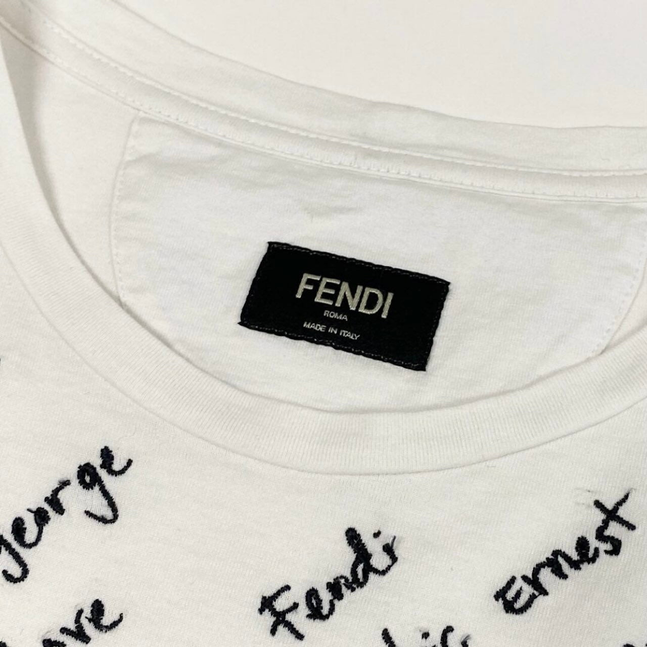 フェンディ コットン 半袖Tシャツ