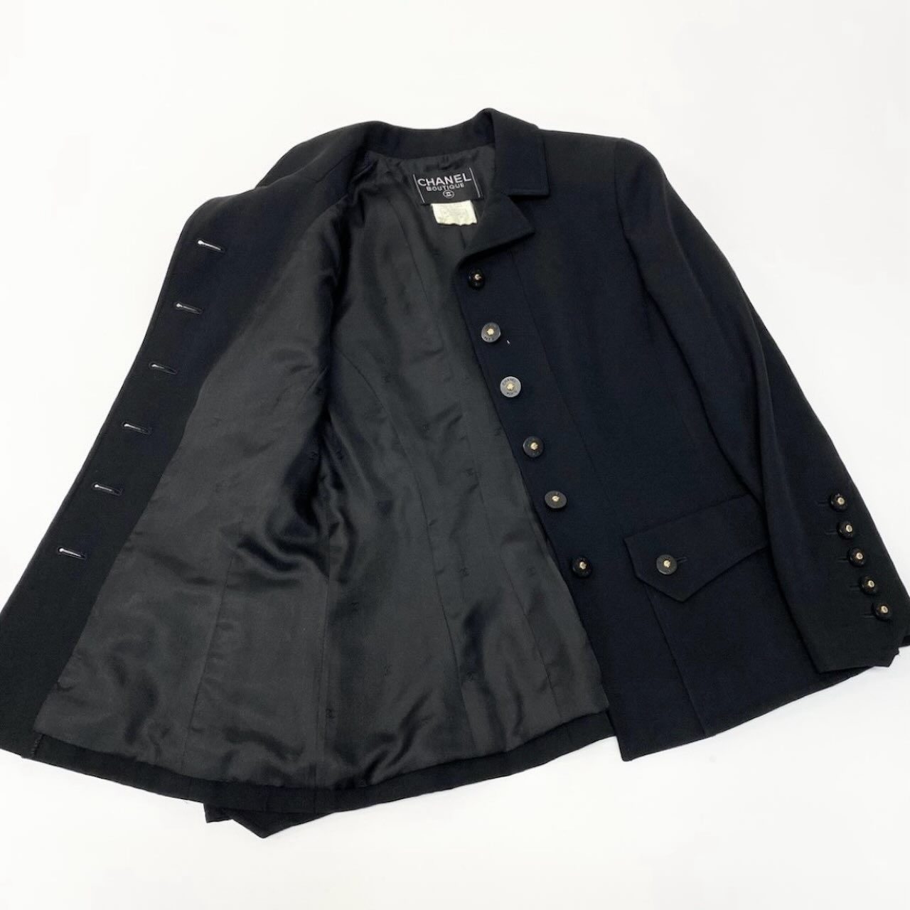 シャネル シルクセットアップ