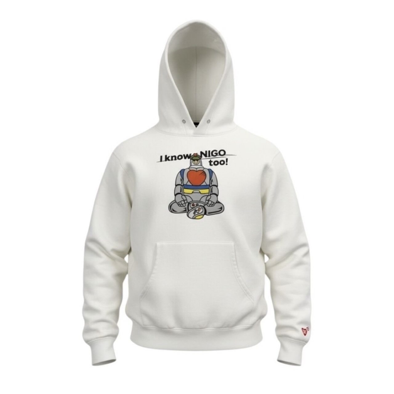 ヒューマンメード I KNOW NIGO TOO コットンパーカー