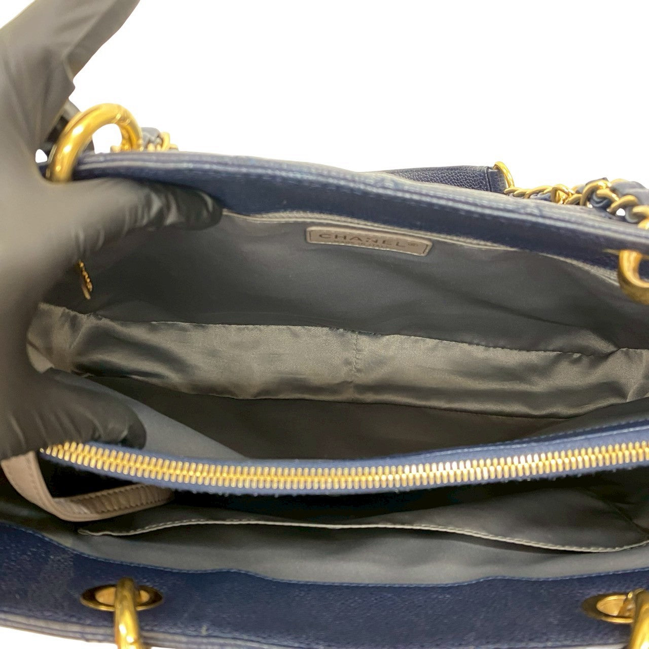 シャネル GST キャビアスキン トートバッグ