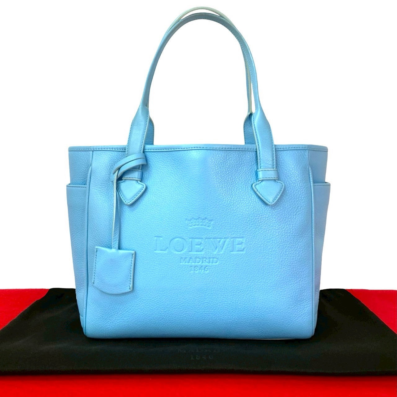 ロエベ ヘリテージ レザー トートバッグ