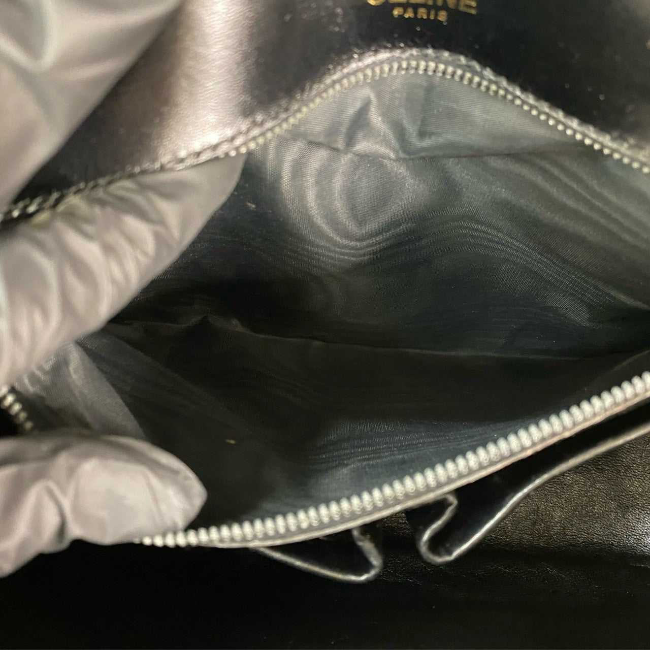 セリーヌ ヴィンテージ カーフスキン ショルダーバッグ