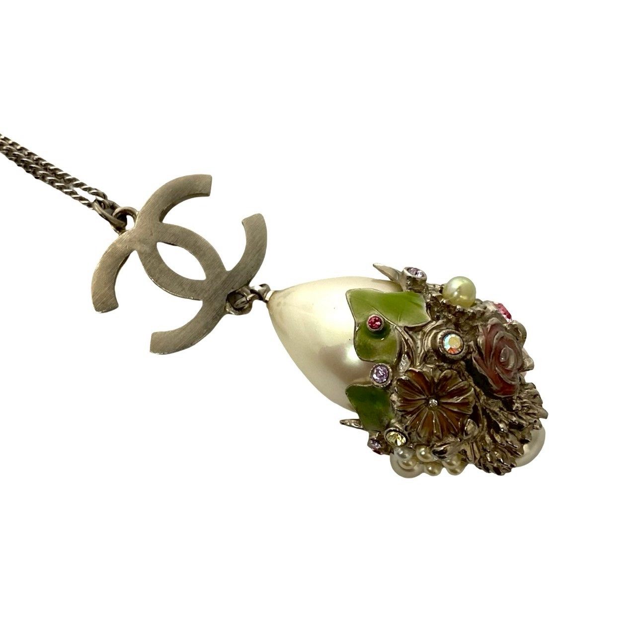 シャネル ココマーク パールネックレス