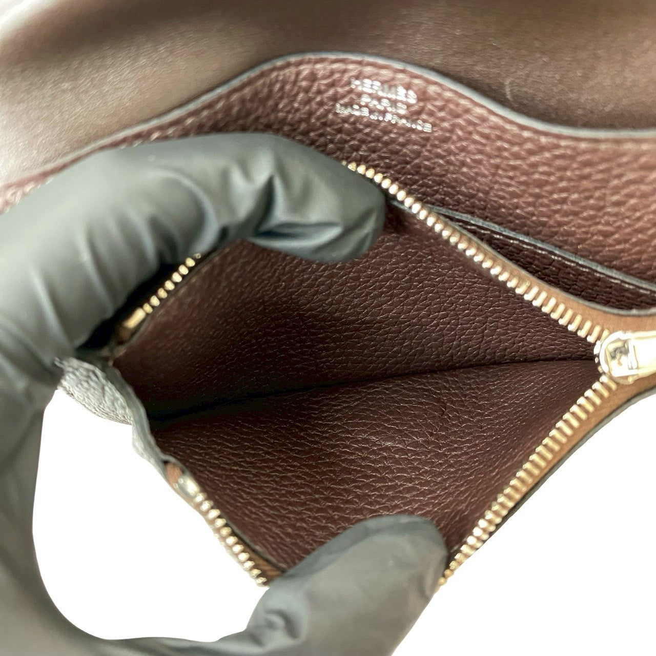 エルメス ドゴン コンパクト トゴ レザー ウォレット