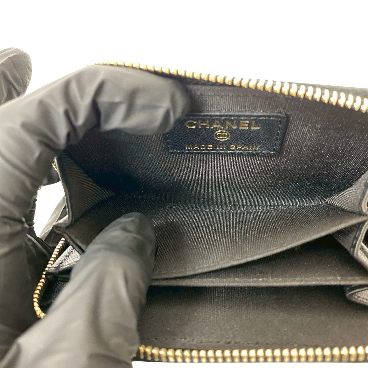 シャネル マドモアゼル ラムスキン コインケース