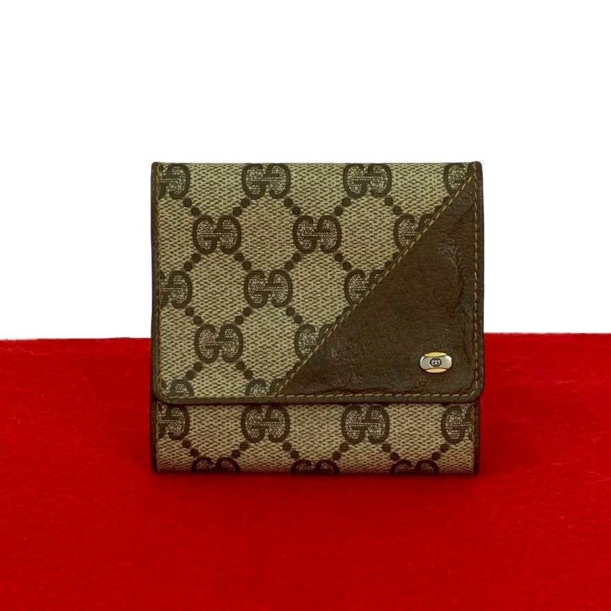 グッチ GGロゴ レザー 三つ折り財布