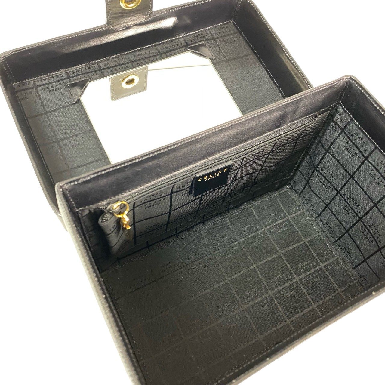 セリーヌ レザーハンドバッグ