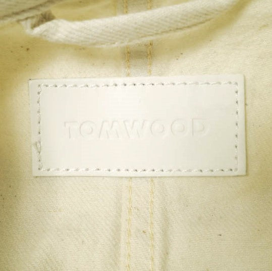 TOM WOOD カラー デニム シャツ コットン デニム シャツ