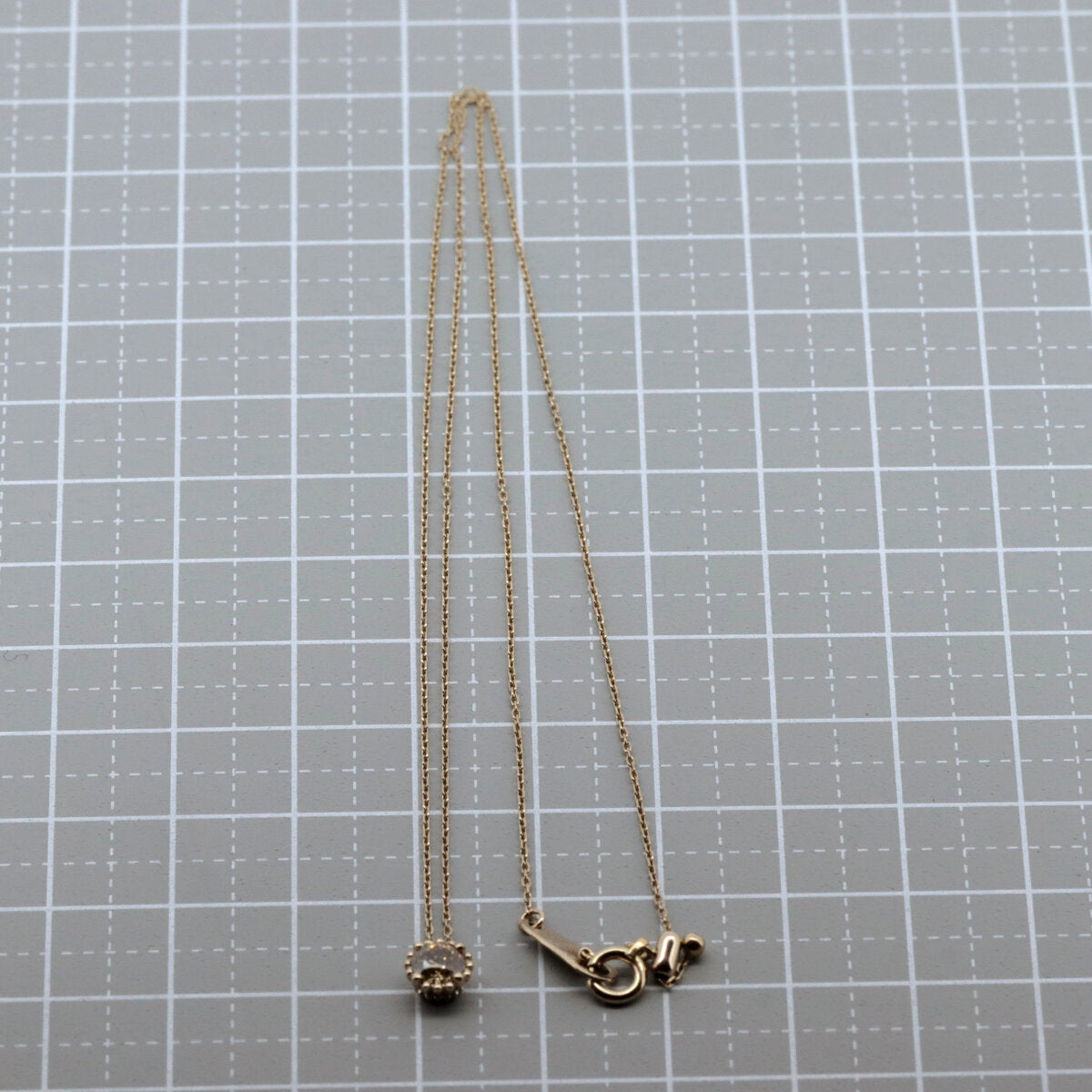 カシケイ K18ブラウンゴールド ダイヤモンド ネックレス