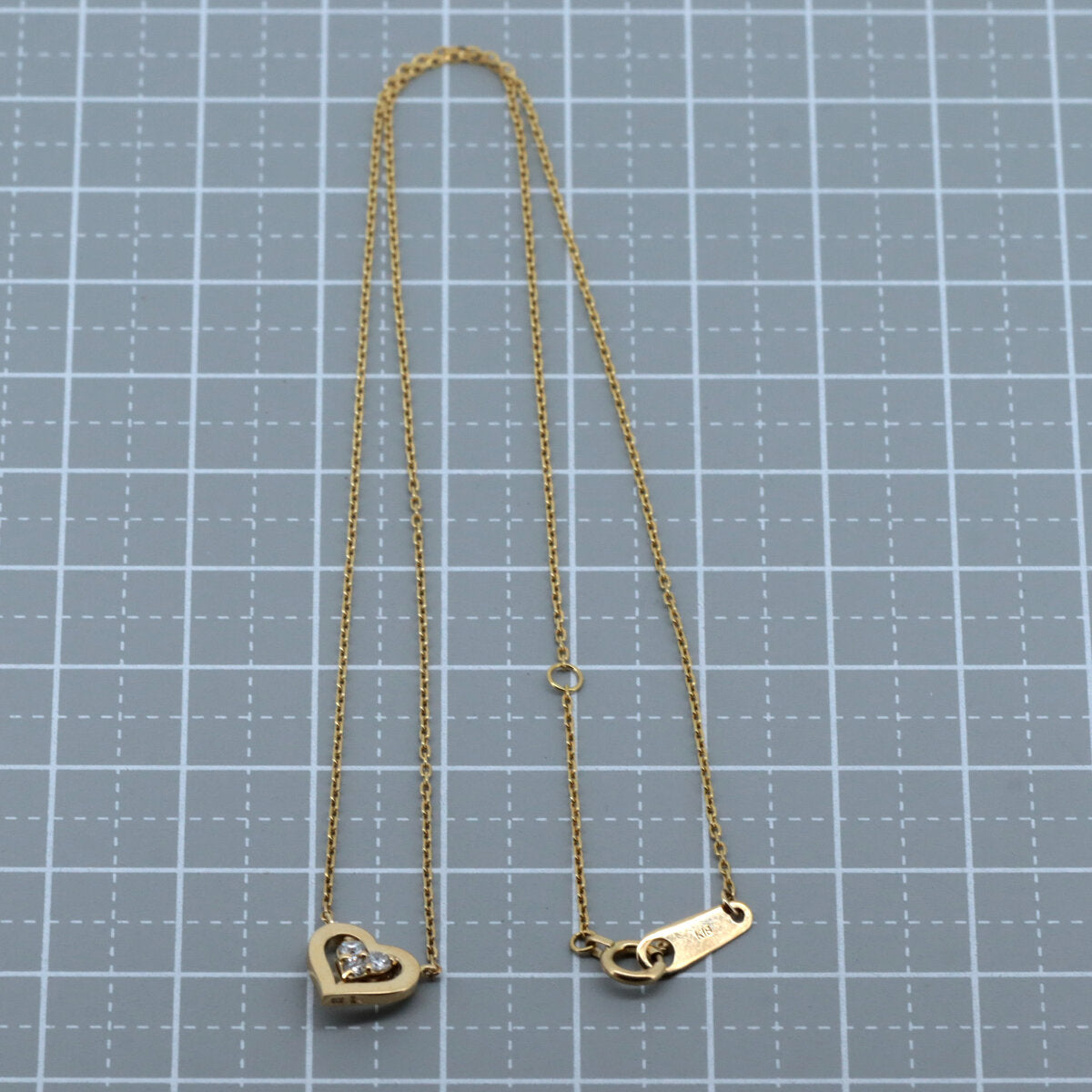 ヴァンドーム青山 K18イエローゴールド ルビー ダイヤモンド ネックレス