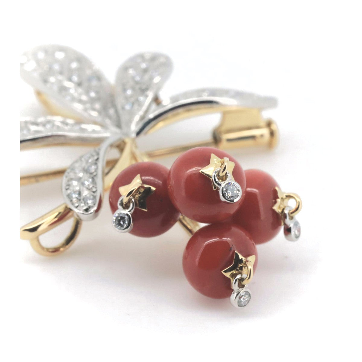 Nobuko Ishikawa Au750/PT900 ジュエリー 2way ブローチ ペンダント