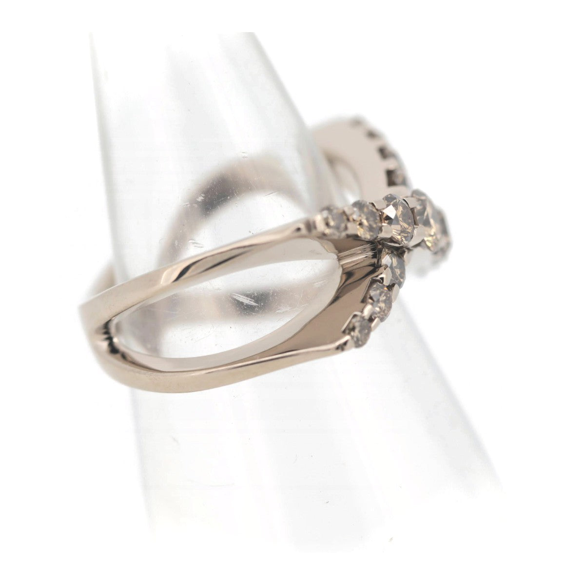 カシケイ ネイキッド K18BG ダイヤモンド リング