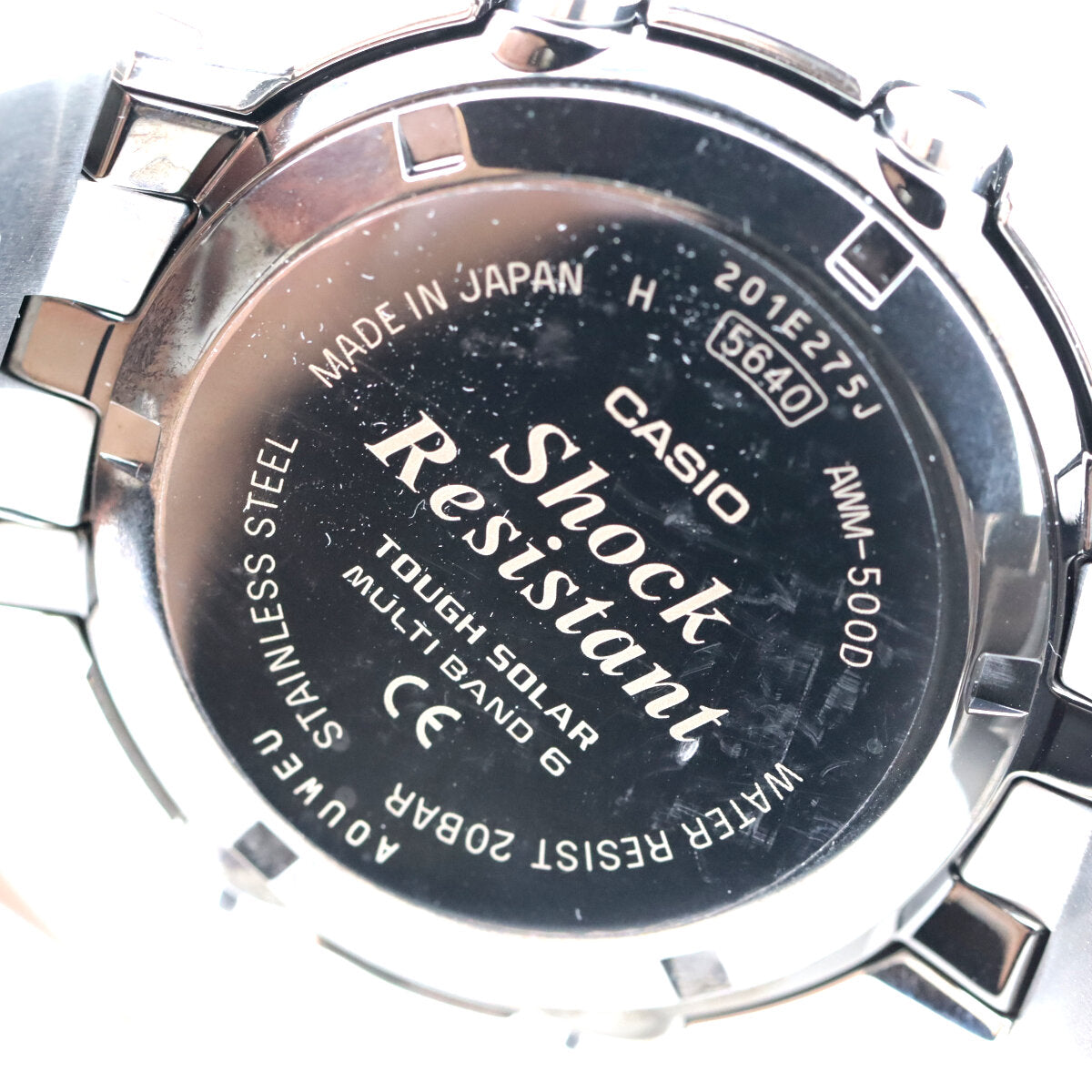 カシオ G-SHOCK AMW-500 ステンレス スチール