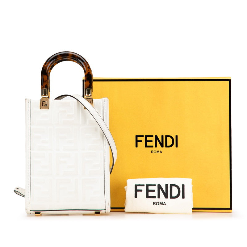 フェンディ サンシャインショッパー レザー2wayバッグ