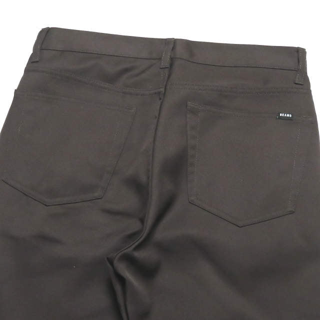 ビームス ポリエステルコットンフレアパンツ