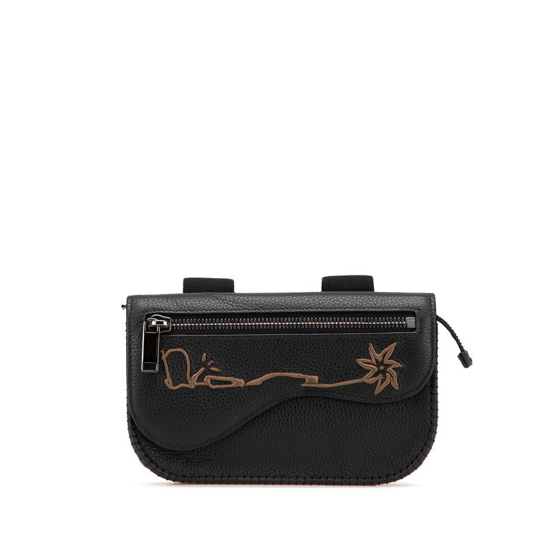 ディオール Saddle ×CACTUS JACK 限定レザーウエストバッグ