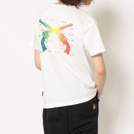 roarguns × ROYAL FLASH PEACE ロゴ コットン Tシャツ 限定