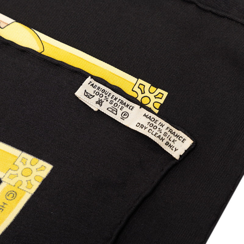 エルメス LES MUSEROLLES シルクスカーフ