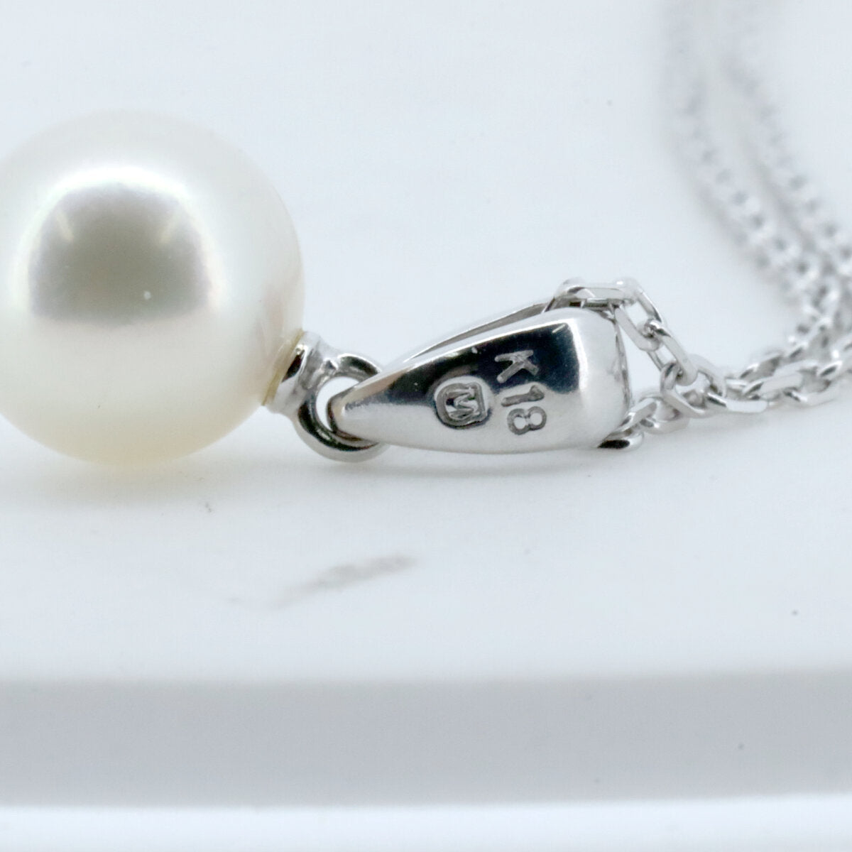 ミキモト K18WG パール ネックレス