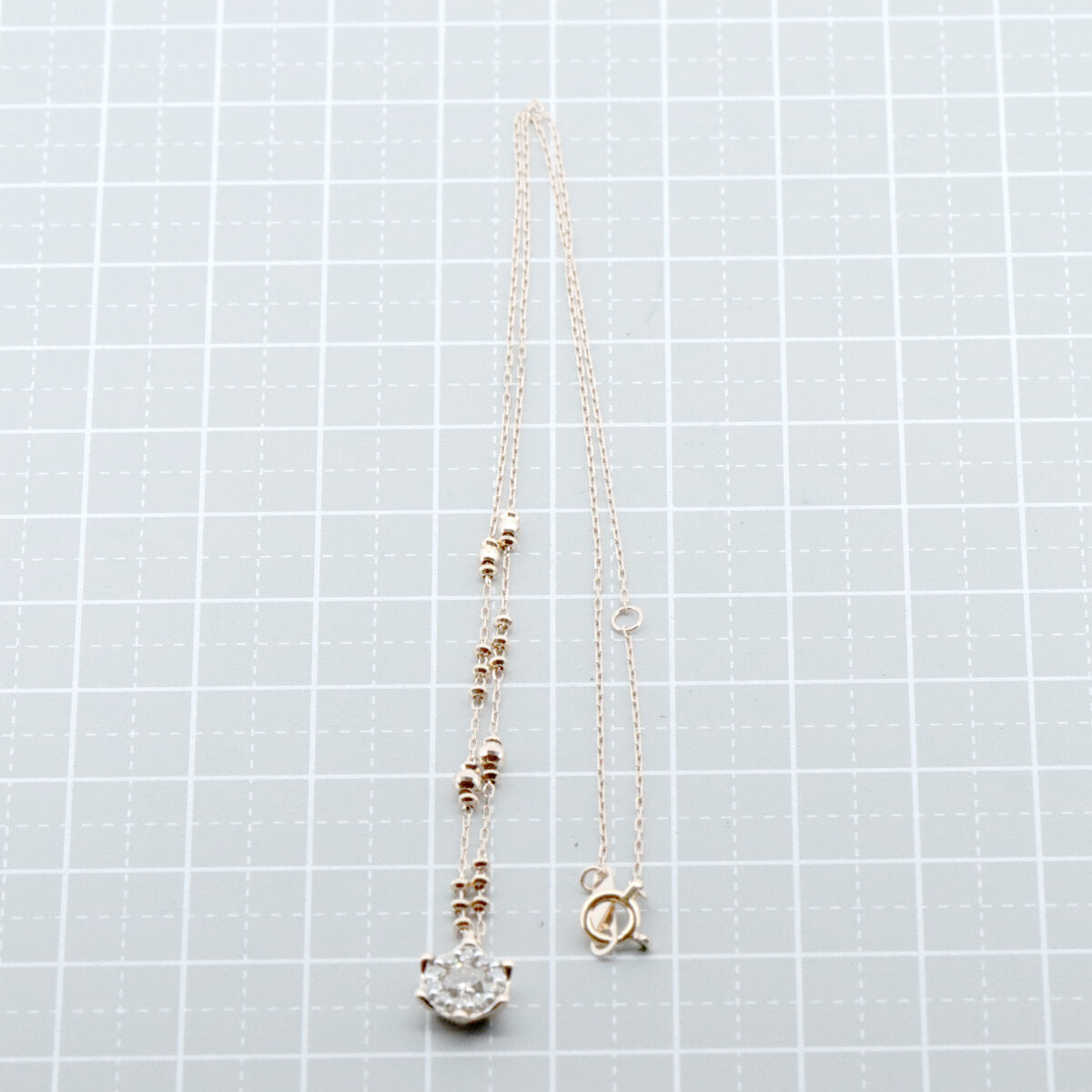エステール K18ダイヤモンドネックレス