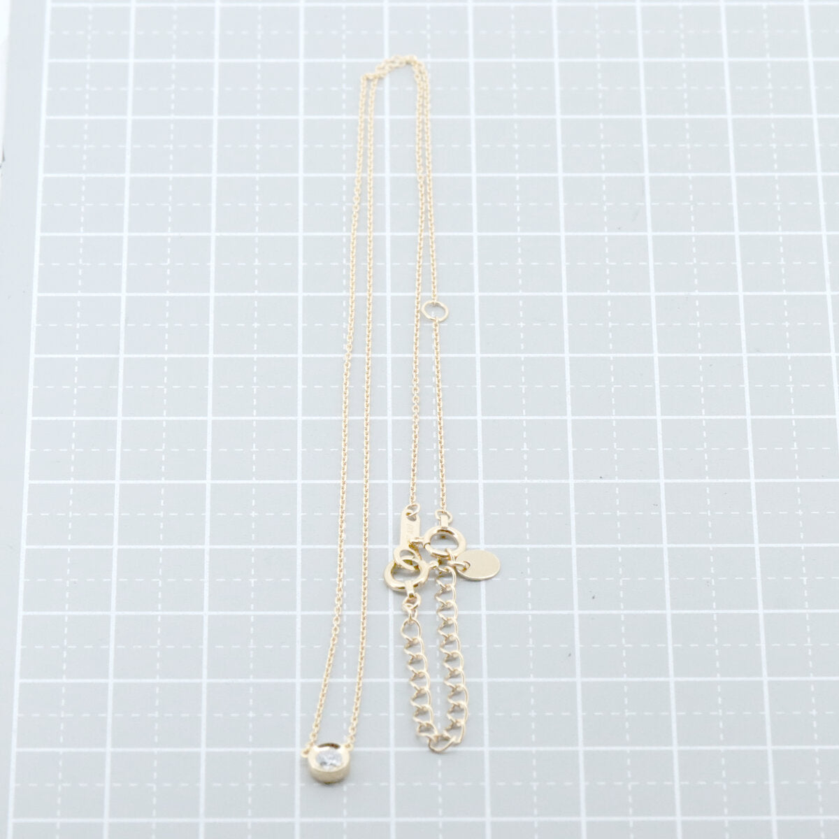 4℃ Au750 ダイヤモンド ネックレス