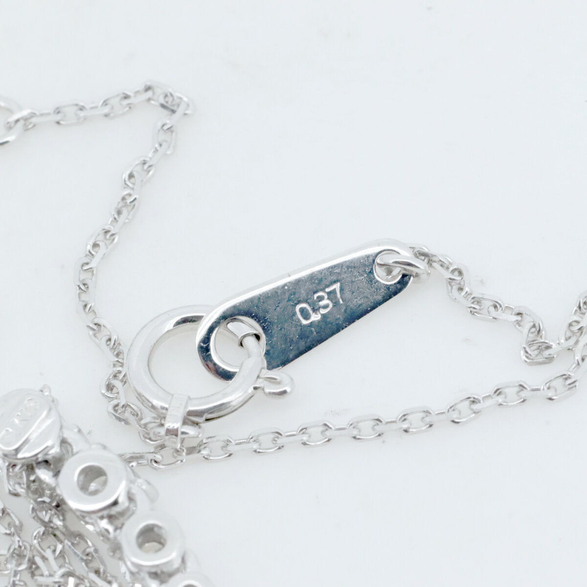 ミキモト K18WG ダイヤモンド ネックレス