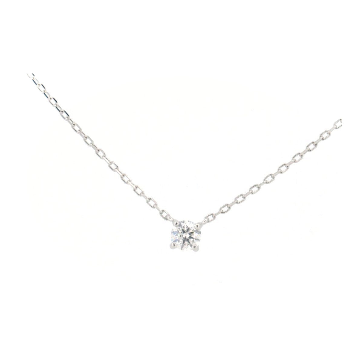 4℃ Pt850 ダイヤモンドネックレス