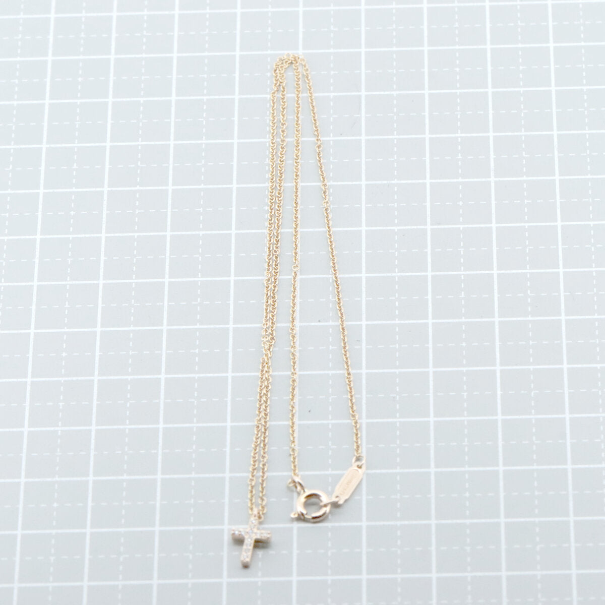 ティファニー メトロ クロス Au750 ネックレス