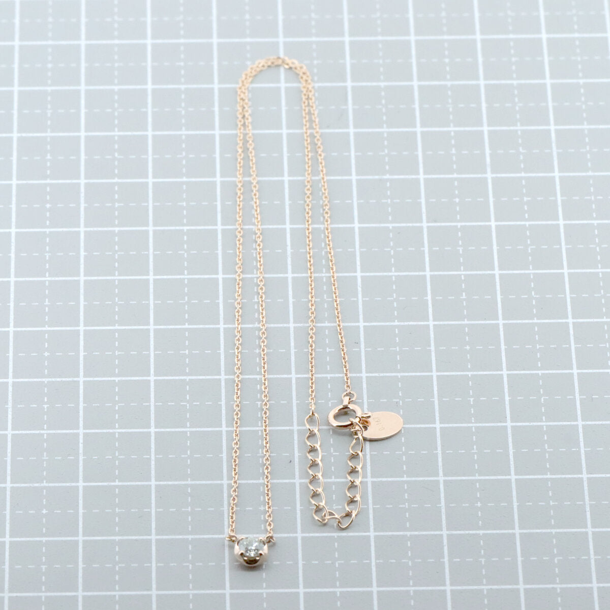 4℃ Au750 ダイヤモンド ネックレス