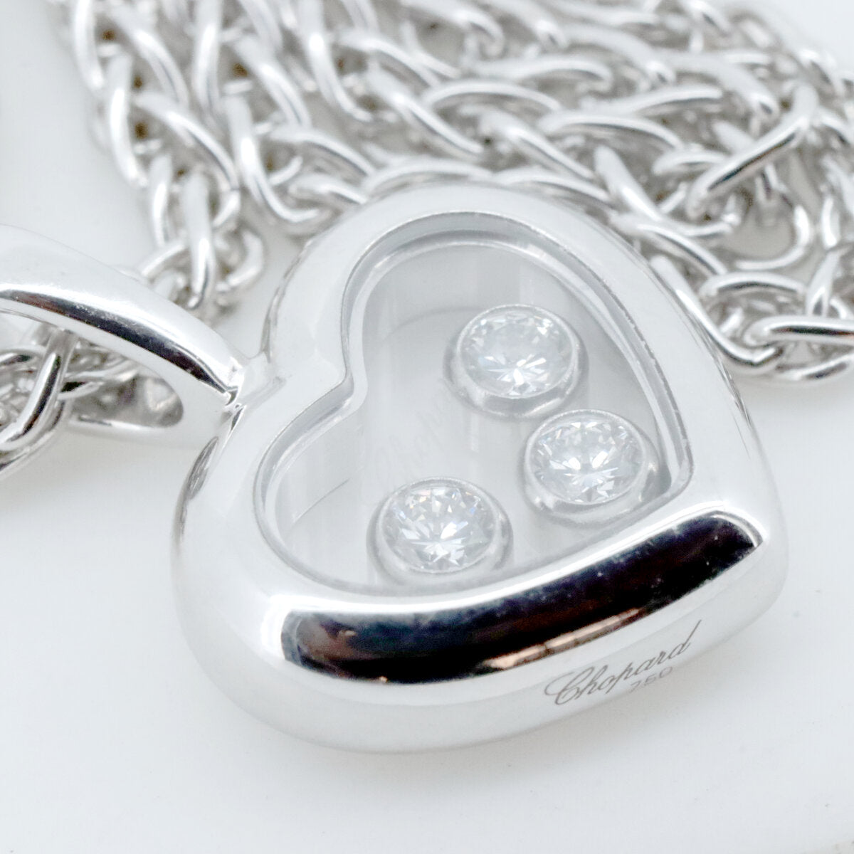 ショパール ハッピー ダイヤモンド Au750 ネックレス