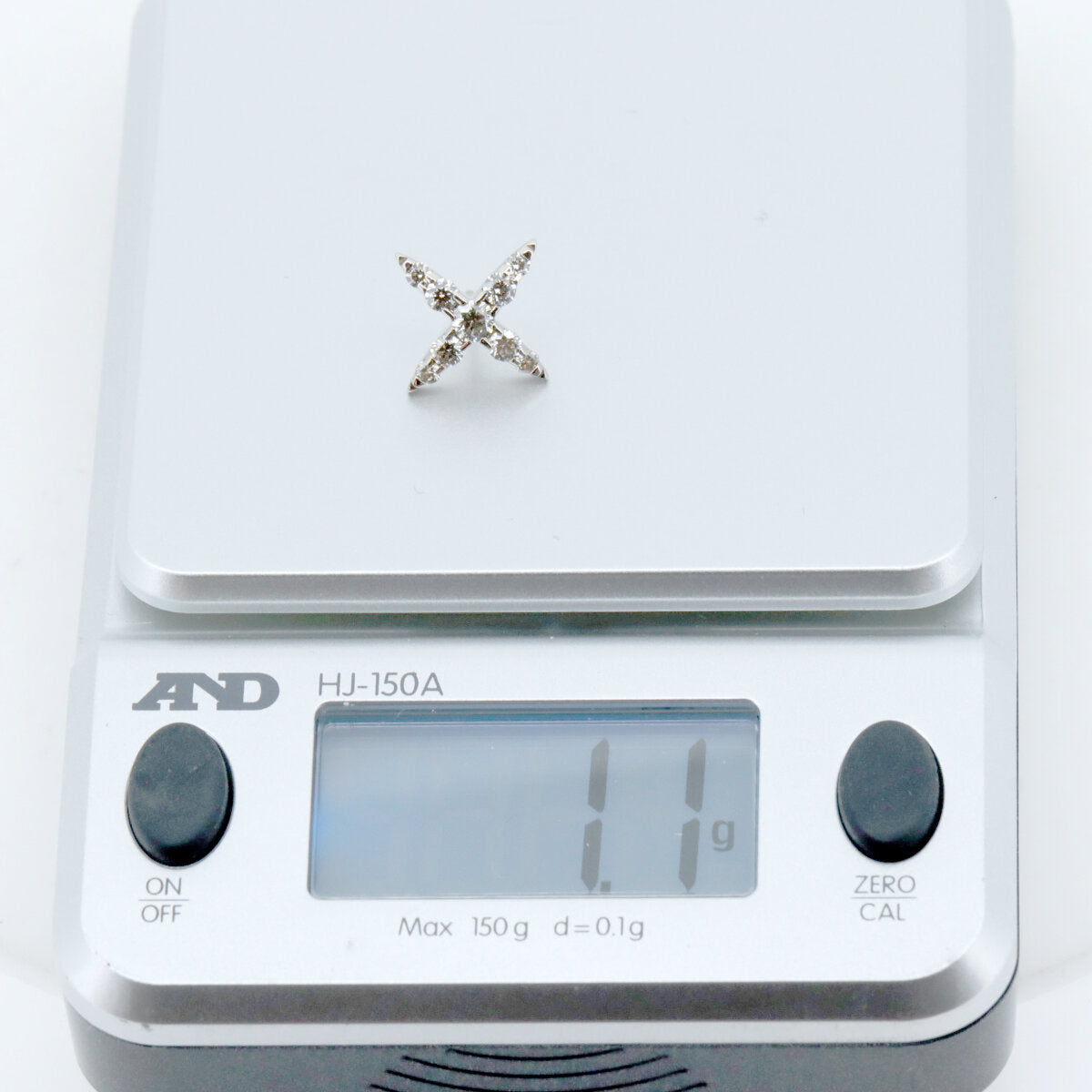 Kashikey K18BG ダイヤモンド ピン ブローチ