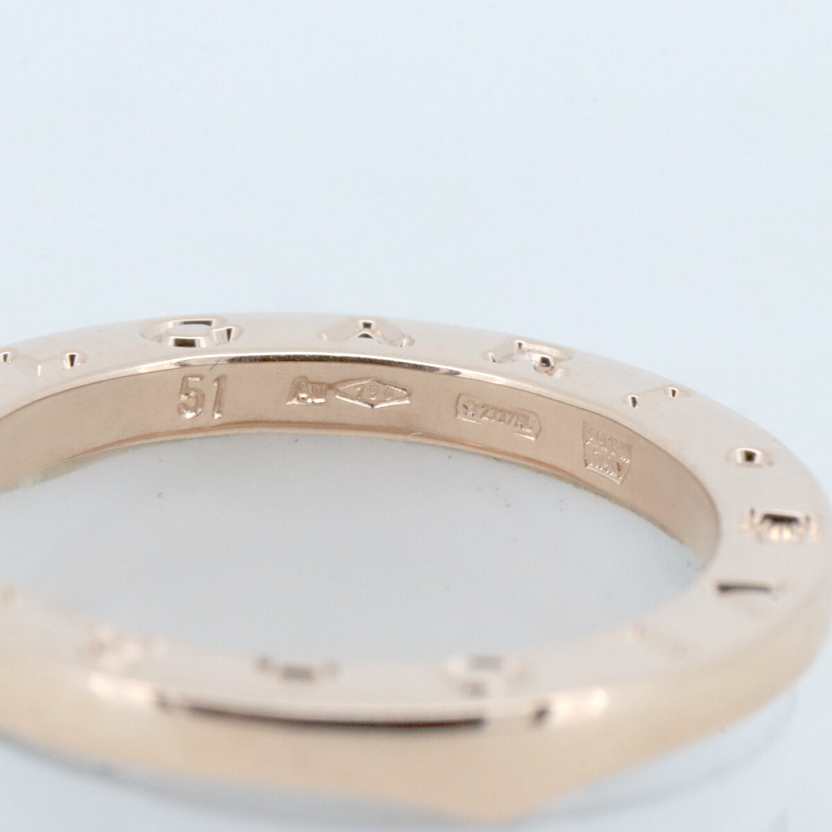 ブルガリ B.zero1 Au750 セラミック リング サイズ 11