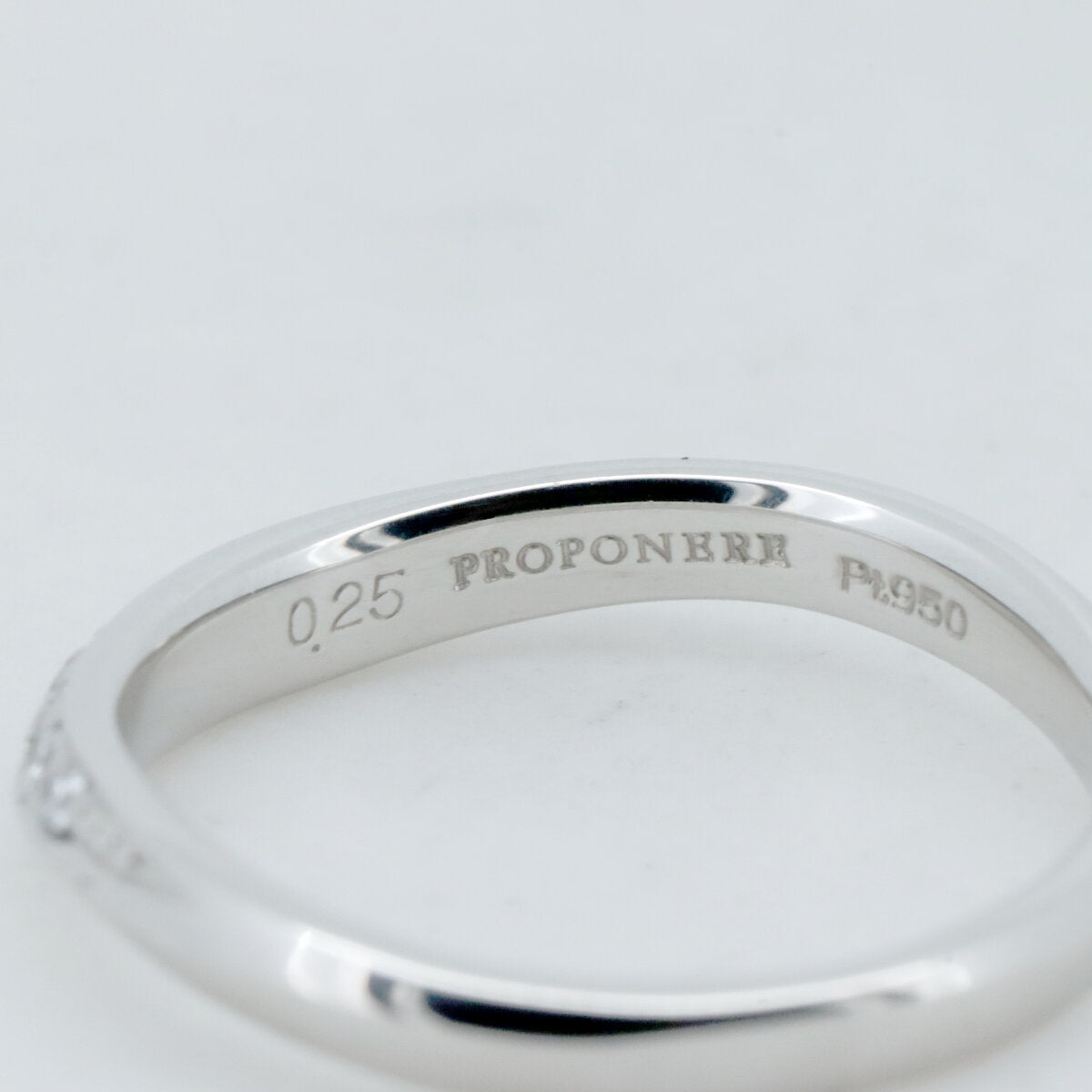 Proponere Tenelo Pt950 ダイヤモンド リング