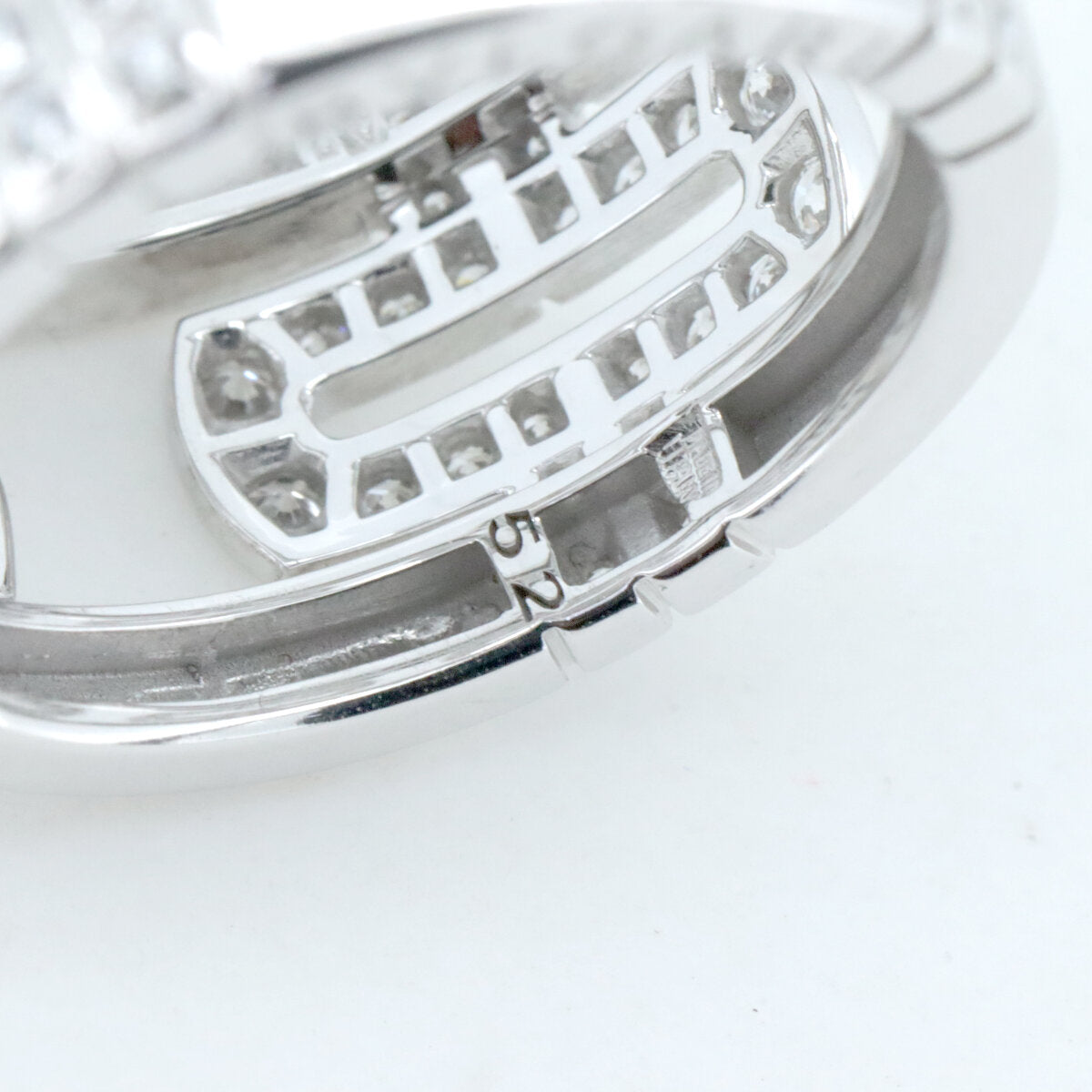 ブルガリ パレンテシ K18WG ダイヤ リング 11.5号