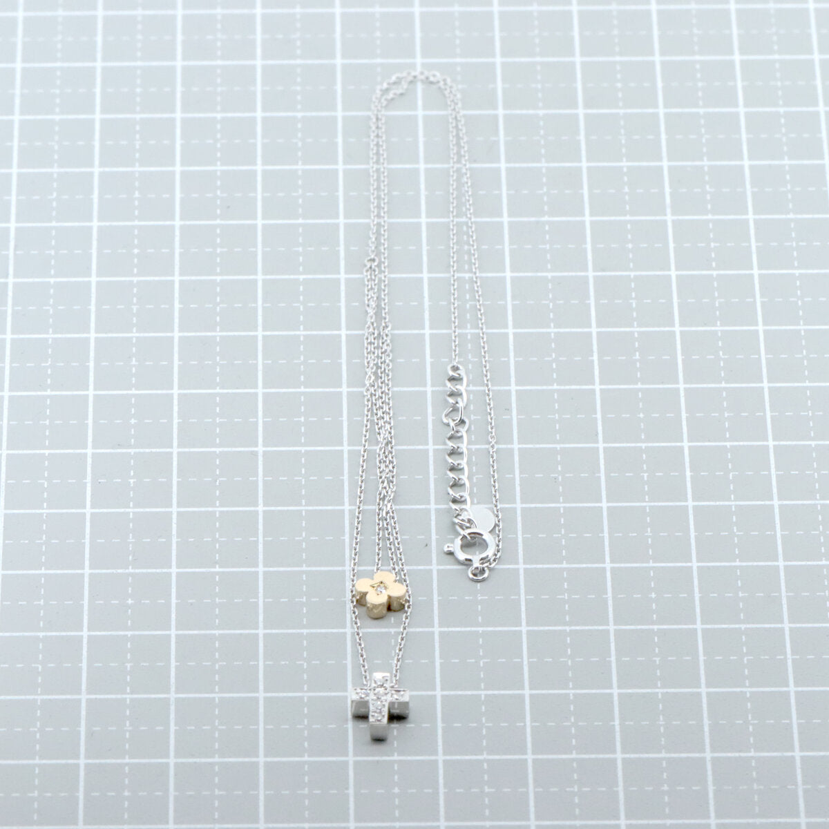 ミキモト ペルリータ K18WG K18YG ネックレス