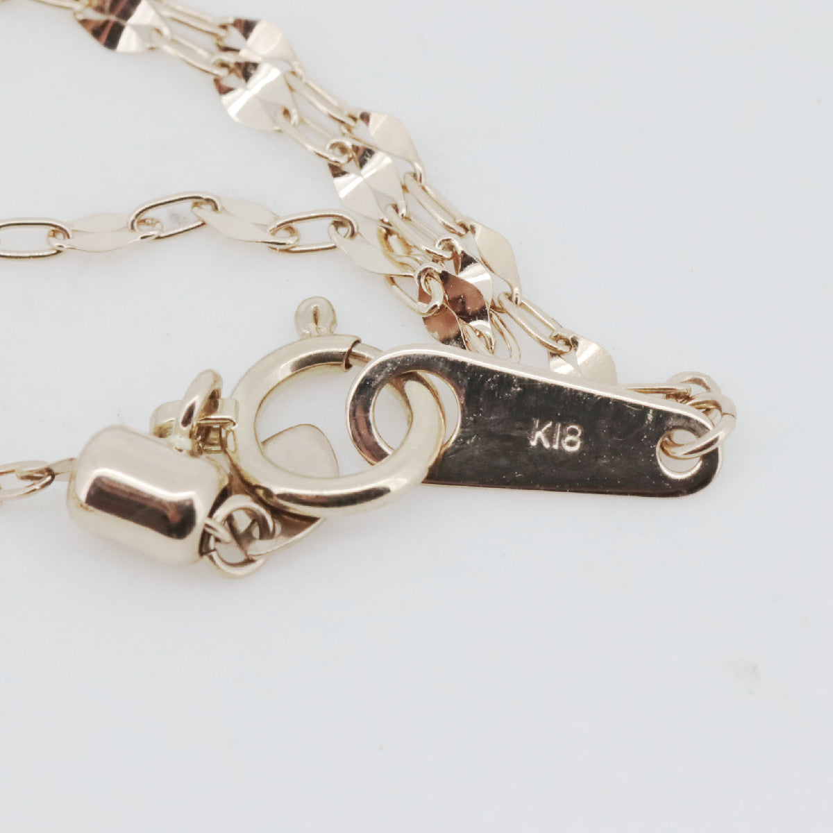 カシケイ K18イエローゴールド ダイヤモンドネックレス