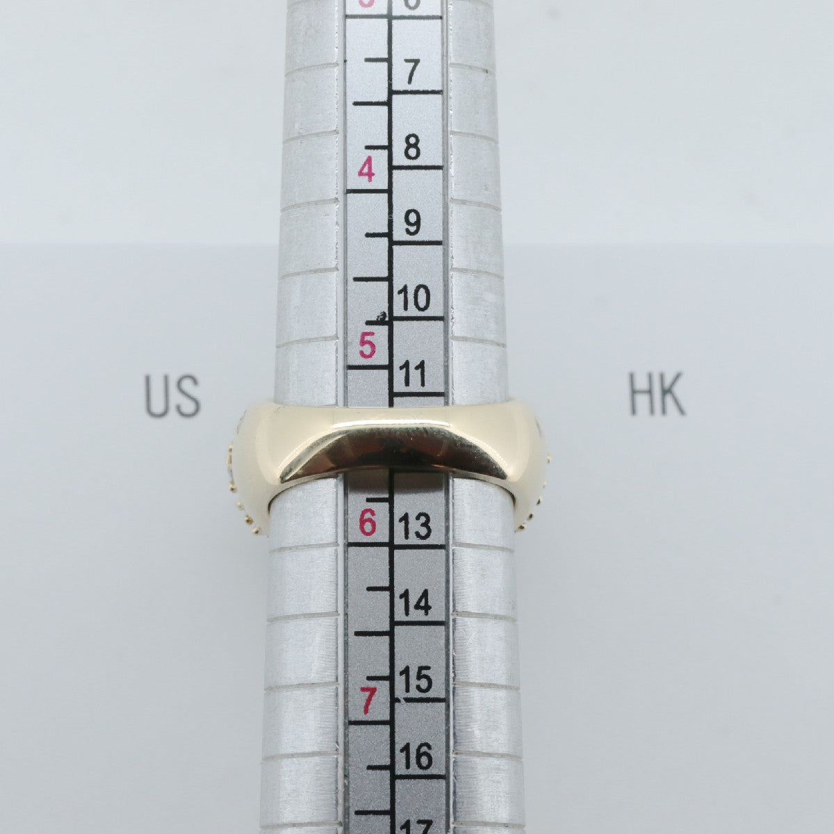ゲインズボロー Au750 サファイアダイヤモンドリング