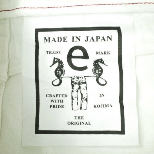 イージーンズ SEA HORSE BOYFRIEND TAPERED 綿 ストレッチデニムパンツ
