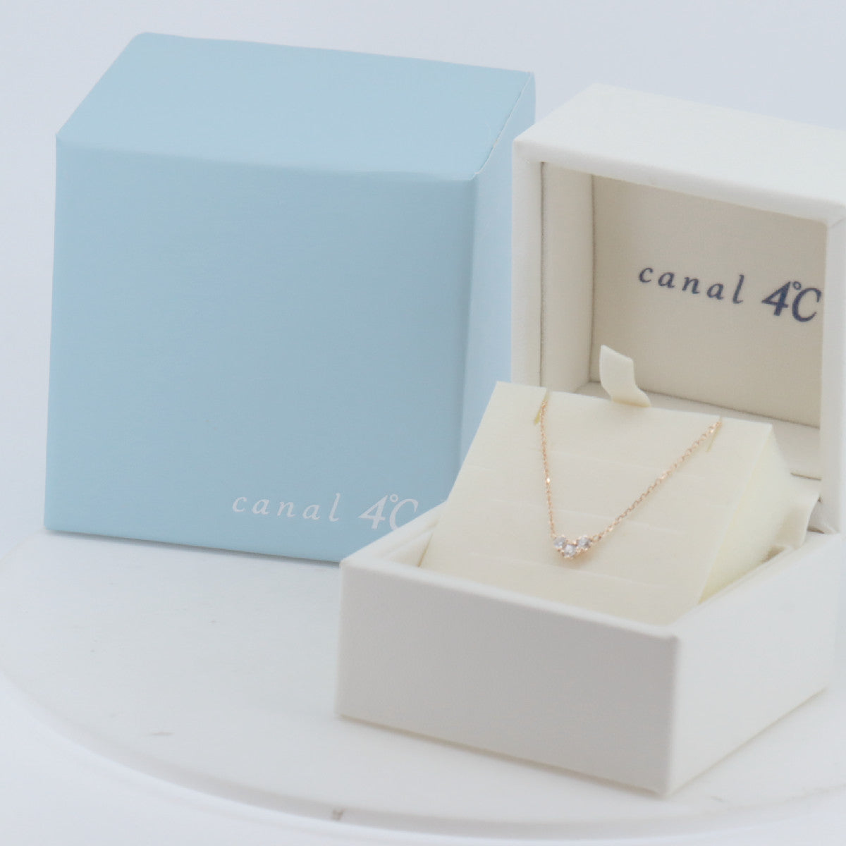 カナルヨンドシー Au750 ダイヤモンドネックレス