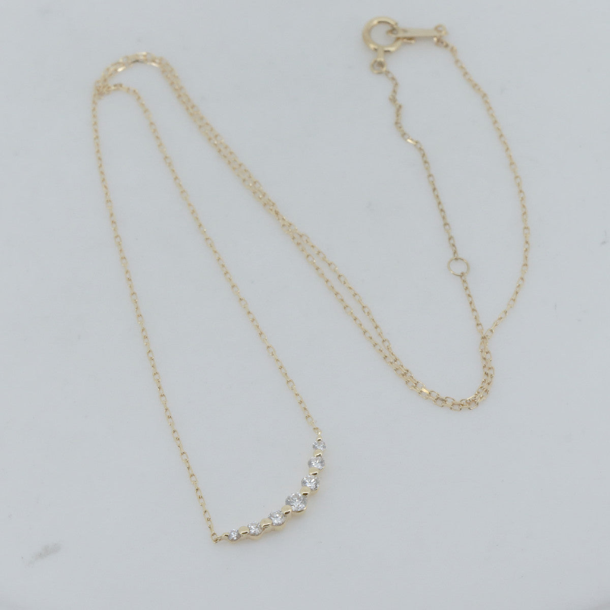 オレフィーチェ Au750 ダイヤモンドネックレス