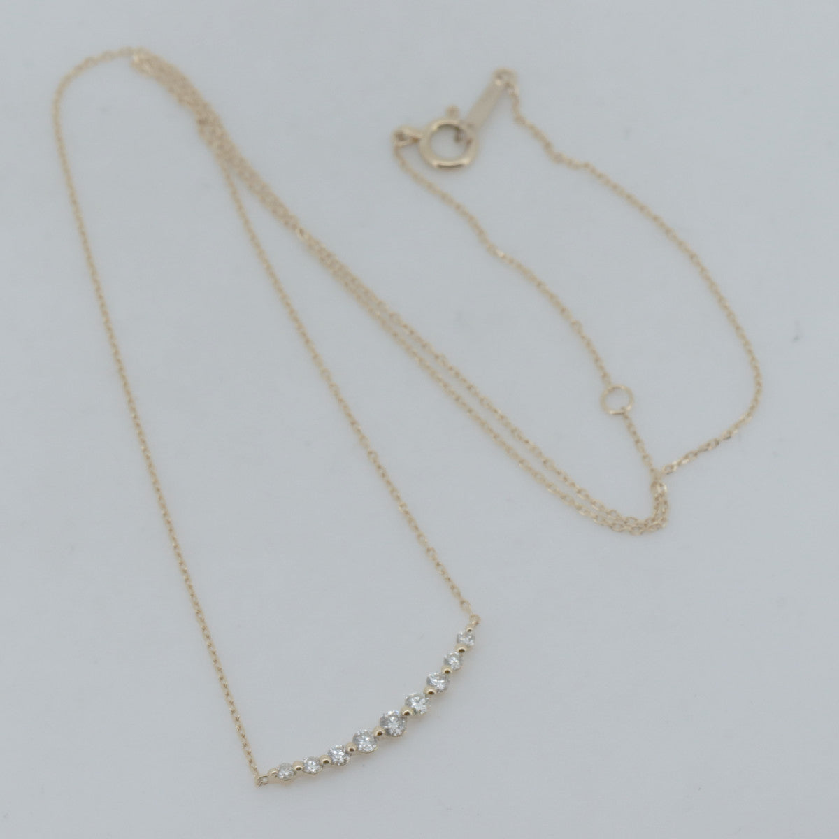 エステール Au750 ダイヤモンドネックレス