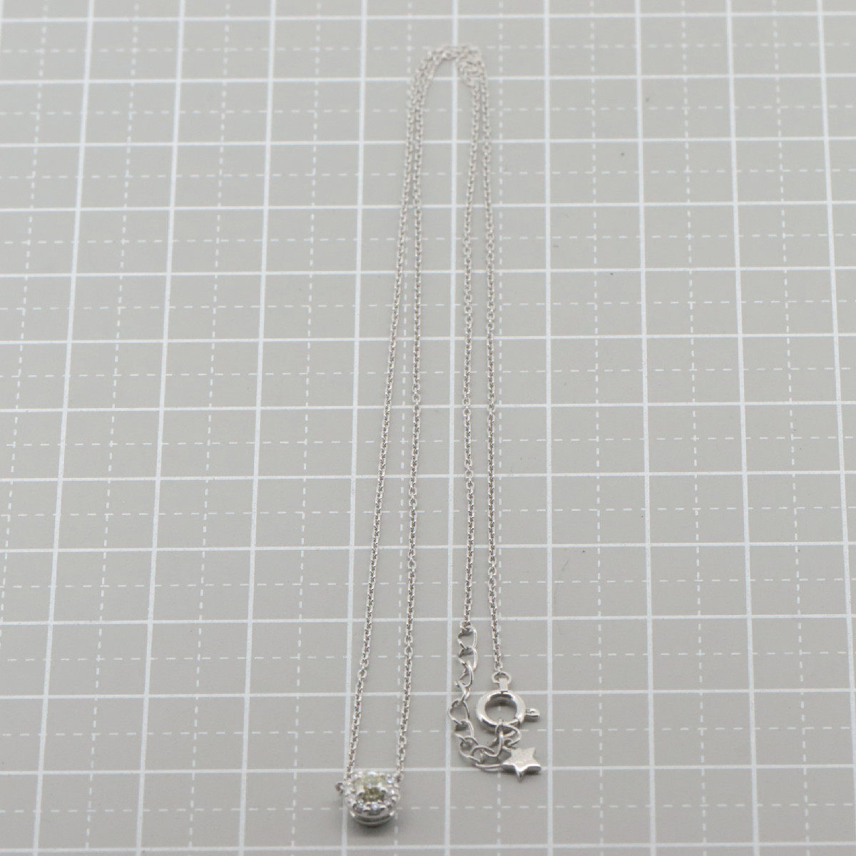 スタージュエリー Pt950 ダイヤモンドネックレス