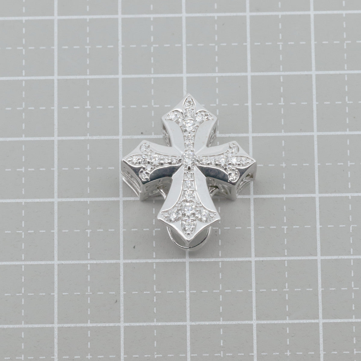 ユキザキ ダブルトップ Au750 ダイヤモンド ペンダント